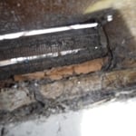 Looking at the vent from crawl space side