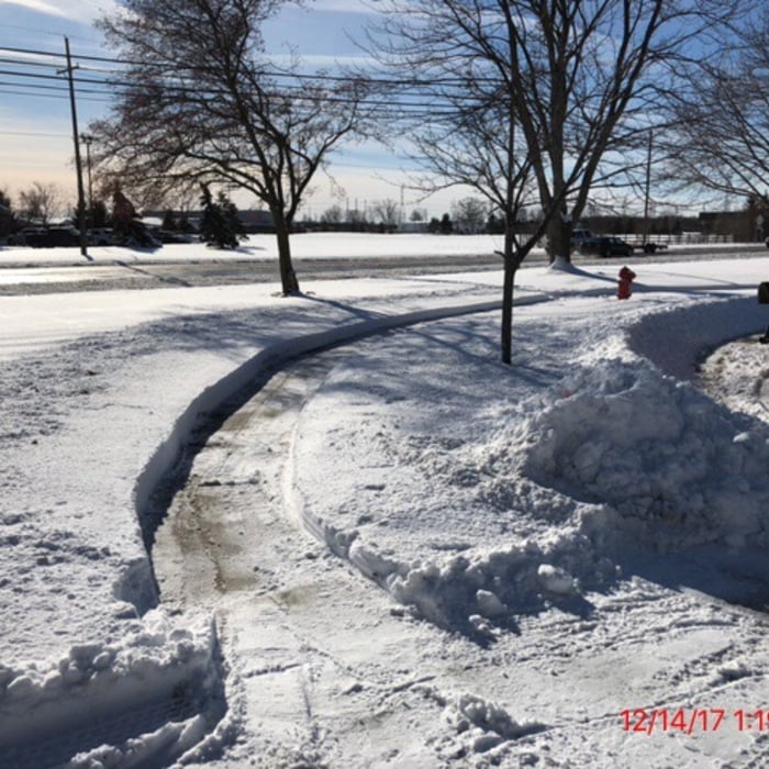 COMPLETED SNOW REMOVAL