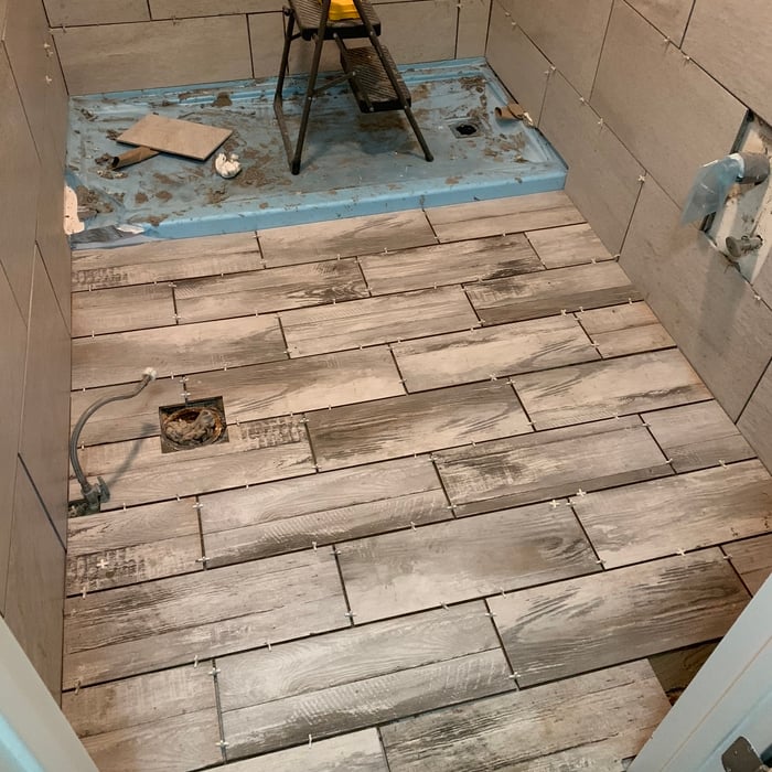 Bathroom in progress