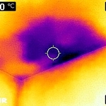 Moisture present in ceiling
