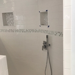 Modern walk in shower