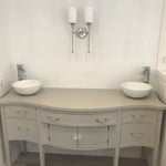 Modern double vanity