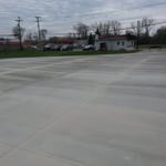 Concrete parkinglot