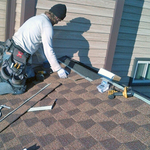 Stone coated metal roof