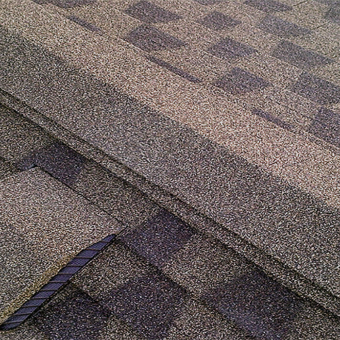 Stone coated metal roof