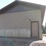 back of garage