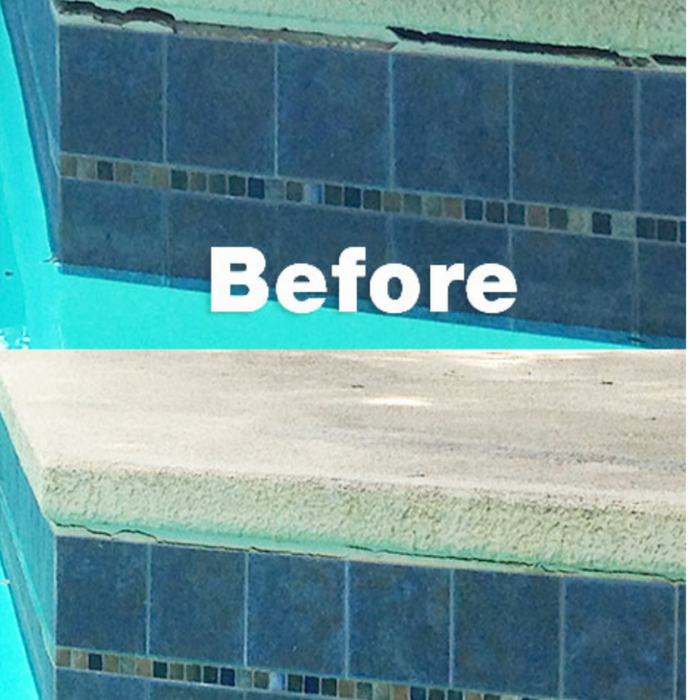 Concrete repair (crack in pool)