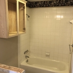 Bathtub to shower remodel