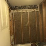 Bathtub to shower remodel
