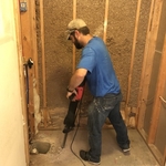 Bathtub to shower remodel