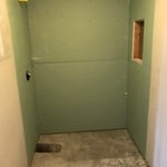 Bathtub to shower remodel