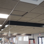 New Acoustic Ceiling Install