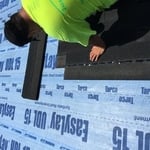 Synthetic felted roof