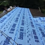 Synthetic felted roof