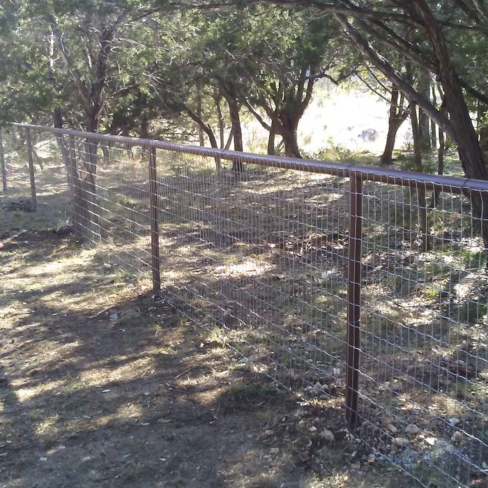 top-rail pipe fence