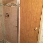 Glass doors installation