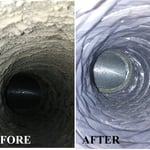 Before and After Flex Duct