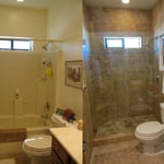 Before and After Bathroom