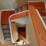 Curved stair lift with multiple turns