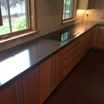 Kitchen concrete countertop