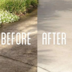 Before and After Powerwashing!