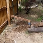 Added supports because land was washing away.
