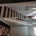 White riser steps