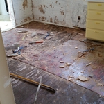 Hardwood floor install