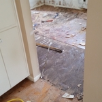 Hardwood floor install
