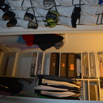closet install and organizing