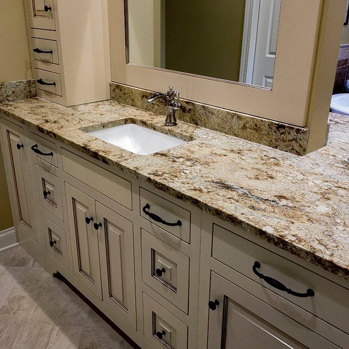 Single bowl vanity