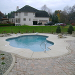 Freeform Inground liner pool
