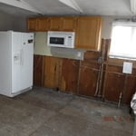 First floor kitchen area