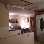 In Progress: Stairwell opened up