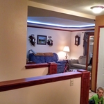 After: View from Kitchen to Liv Rm