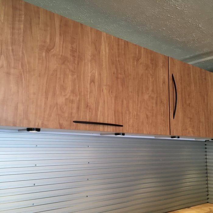 Upper cabinet for radio