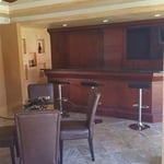 Custom made wet bar