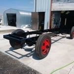 1935 Chevy 1 1/2 ton dually flatbed truck
