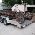 1935 Chevy 1 1/2 ton flatbed dually truck frame