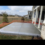 Patio with Stamped Border