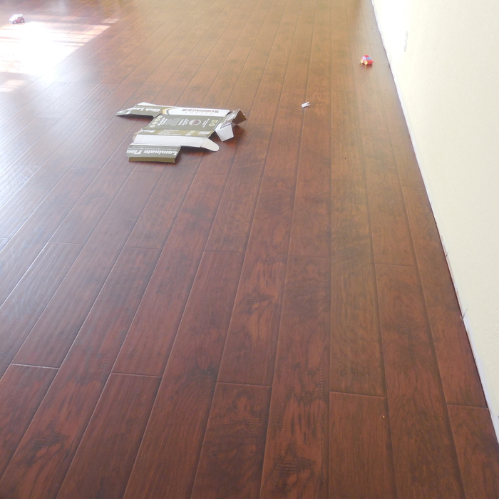 Installed Laminate Floor