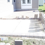 Beginning the patio