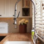 Installed faucet