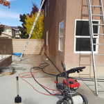 Pressure washing