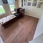 Living room and steps