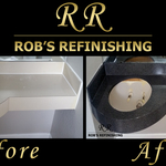 Bathroom Vanity Countertop Refinishing