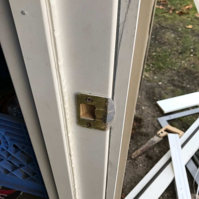 water resistant new door frame
