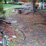 Water line path from well to house