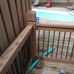 Before Deck Repair and Stain