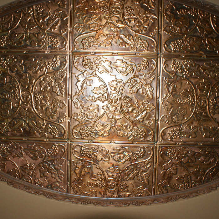 Copper ceiling